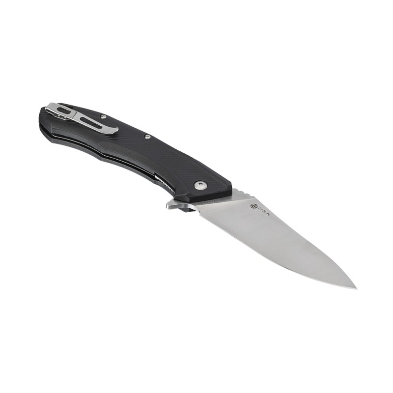 Ніж складаний туристичний Ruike D198-PB, (9.8 см) 8Cr13Mov / PA66 GF-35 чорний