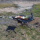 Стіл розкладний Naturehike NH20JJ020,1680D Oxford / алюміній, Розмір L, чорний