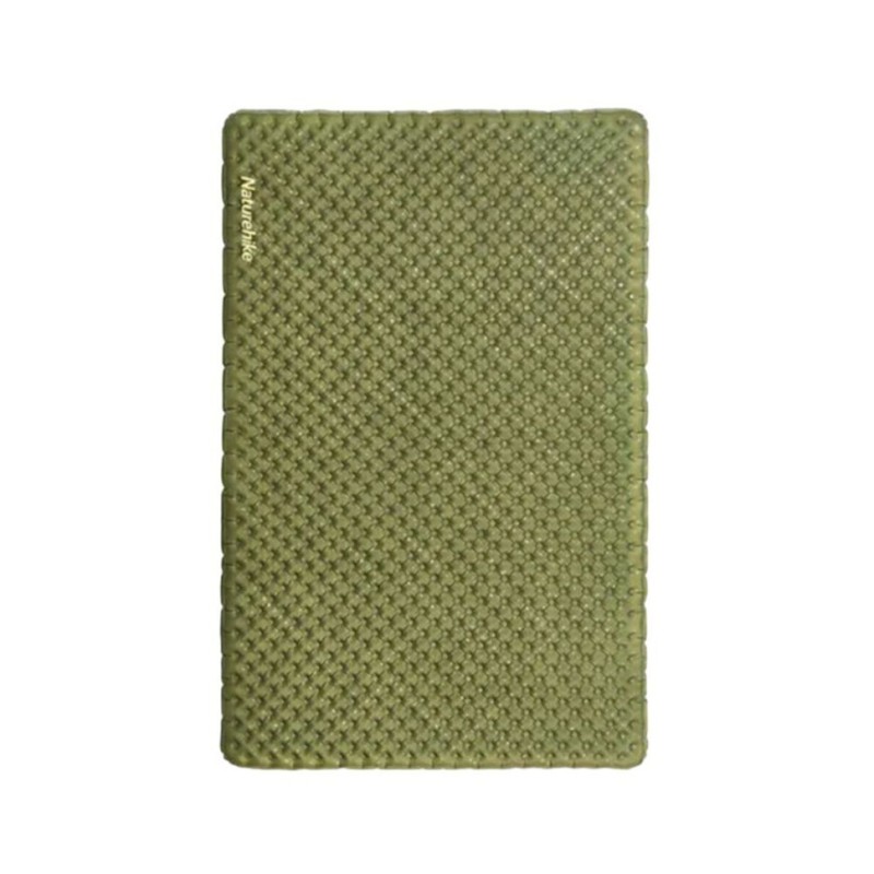 Матрац туристичний надувний двомісний Naturehike CNH22DZ018, надлегкий, 196x120x7 см, зелений, для туризму із мішком для надування