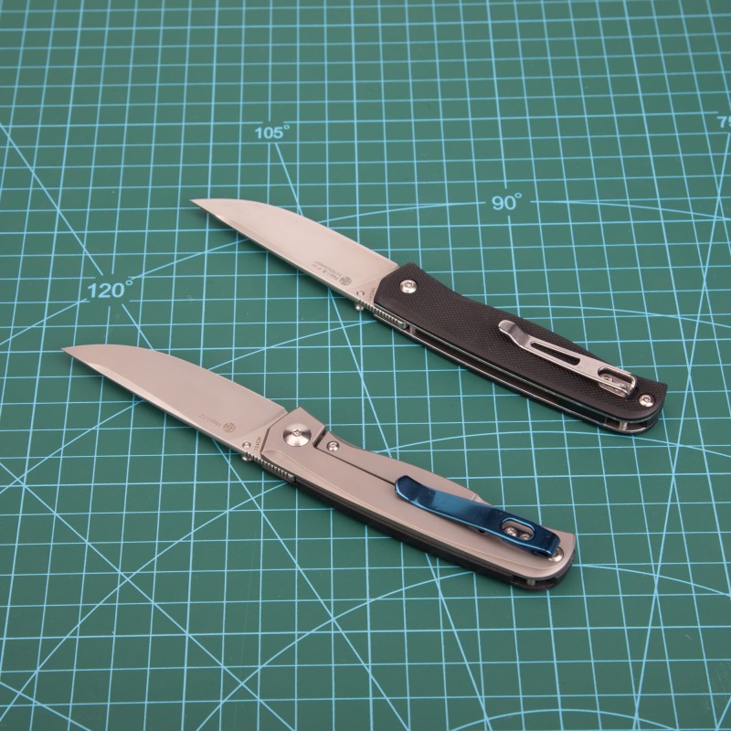 Ніж складаний кишеньковий Ruike M662-TZ, (7.4 см) steel 154СМ / TC4 (титан) + G10 чорний