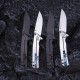 Ніж складаний туристичний Ruike P801-J, (8.6 см) 14C28N /  G10 помаранчевий