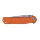 Ніж складаний туристичний Ruike P801-J, (8.6 см) 14C28N /  G10 помаранчевий
