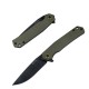 Ніж складаний туристичний Ruike P801-G, (8.6 см) 14C28N / G10 оливковий