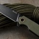 Ніж складаний туристичний Ruike P801-G, (8.6 см) 14C28N / G10 оливковий