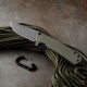 Ніж складаний туристичний Ruike P801-G, (8.6 см) 14C28N / G10 оливковий