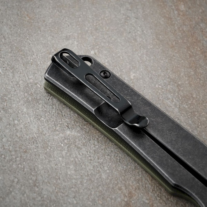 Ніж складаний туристичний Ruike P801-G, (8.6 см) 14C28N / G10 оливковий