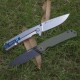 Ніж складаний туристичний Ruike P801-G, (8.6 см) 14C28N / G10 оливковий