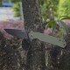 Ніж складаний туристичний Ruike P801-G, (8.6 см) 14C28N / G10 оливковий