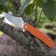 Ніж складаний туристичний Ruike P801-G, (8.6 см) 14C28N / G10 оливковий