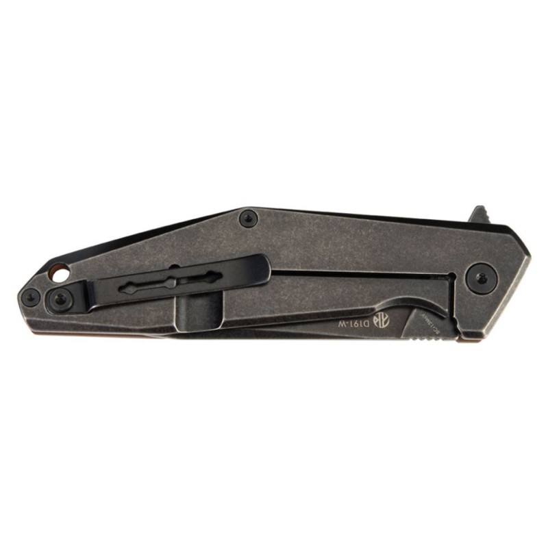 Ніж складаний туристичний Ruike D191-W, (9.2 см) 8Cr13Mov / G10 + steel 420 коричневий