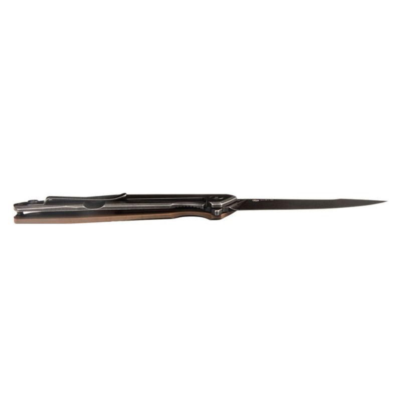 Ніж складаний туристичний Ruike D191-W, (9.2 см) 8Cr13Mov / G10 + steel 420 коричневий