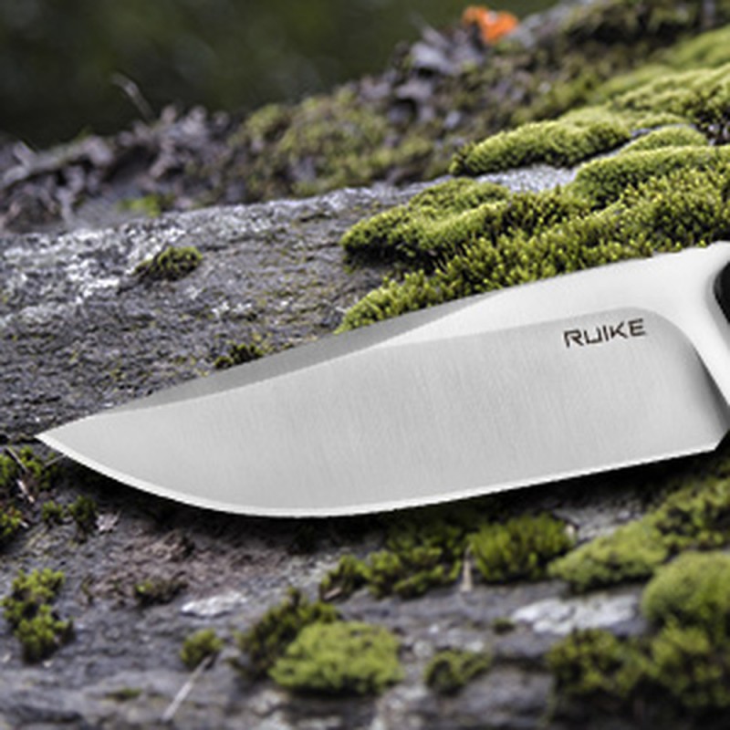 Ніж складаний туристичний Ruike P873-MB, (8.8 см)14C28N / G10 чорний