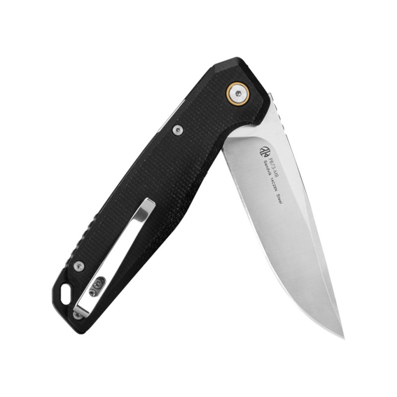 Ніж складаний туристичний Ruike P873-MB, (8.8 см)14C28N / G10 чорний