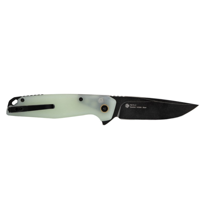 Ніж складаний туристичний Ruike P873-C, (8.8 см) 14C28N / G10 білий