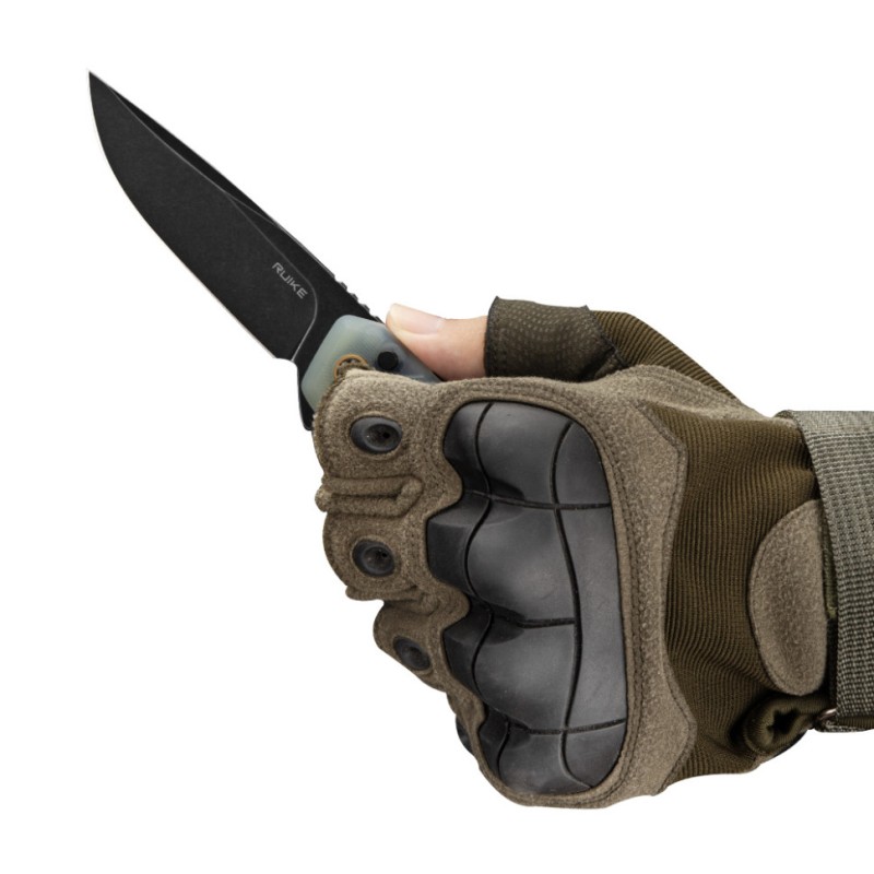 Ніж складаний туристичний Ruike P873-C, (8.8 см) 14C28N / G10 білий