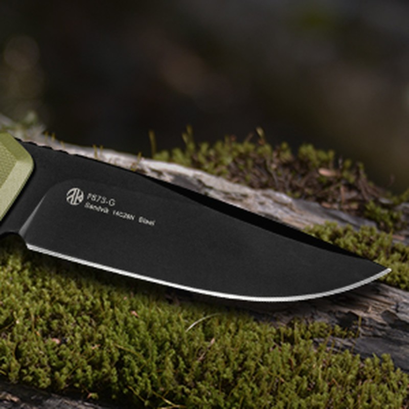 Ніж складаний туристичний Ruike P873-G, (8.8 см)14C28N / G10 зелений