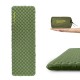 Матрац туристичний надувний одномісний  Naturehike CNK2450WS014, надлегкий, 186х58х8 см, зелений із мішком для надування