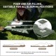 Матрац з подушкою ортопедичний одномісний  Naturehike CNK2450WS020, самонадувний, 200х63х10 см, темно-зелений