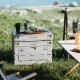 Складаний контейнер Naturehike CNK2450XB020, 23 л, бежево-сірий