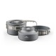 Набір посуду (каструля, сковорідка, чайник) Naturehike CNK2450CF010, алюміній
