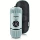 Портативна еспресо-кавоварка Wacaco Nanopresso блакитна з чохлом, механічна, для меленої кави