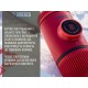 Портативна еспресо-кавоварка Wacaco Nanopresso біла з чохлом, механічна, для меленої кави