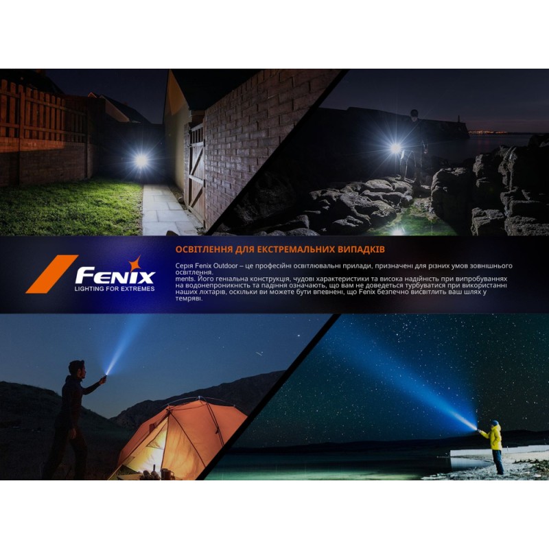 Ліхтар ручний Fenix SW05R-RED LED чорний