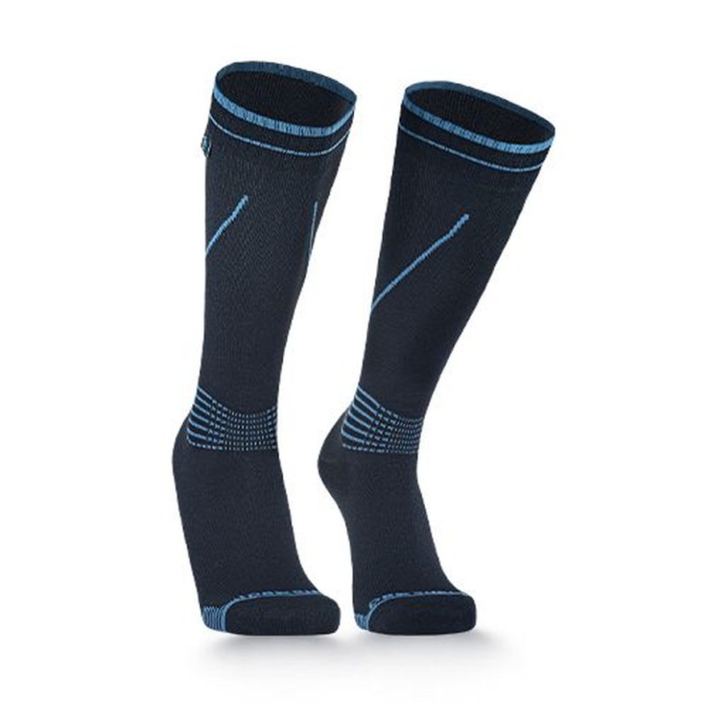 Водонепроникні шкарпетки Dexshell Longlite Socks 2.0, блакитні полоски, розмір M (39-42)