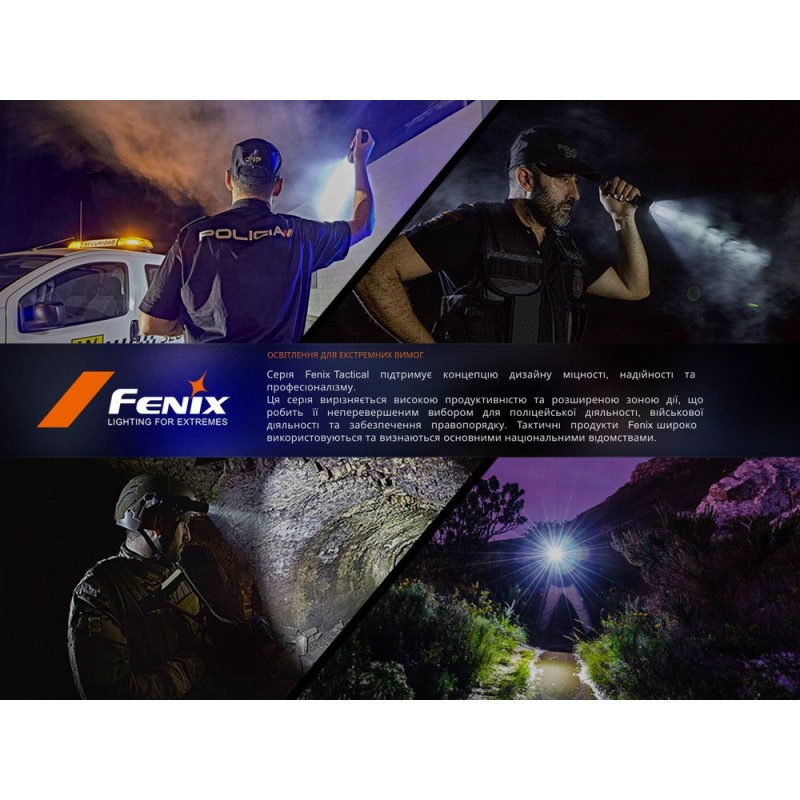 Ліхтар тактичний з УФ світлом Fenix TK35R 5800 лм