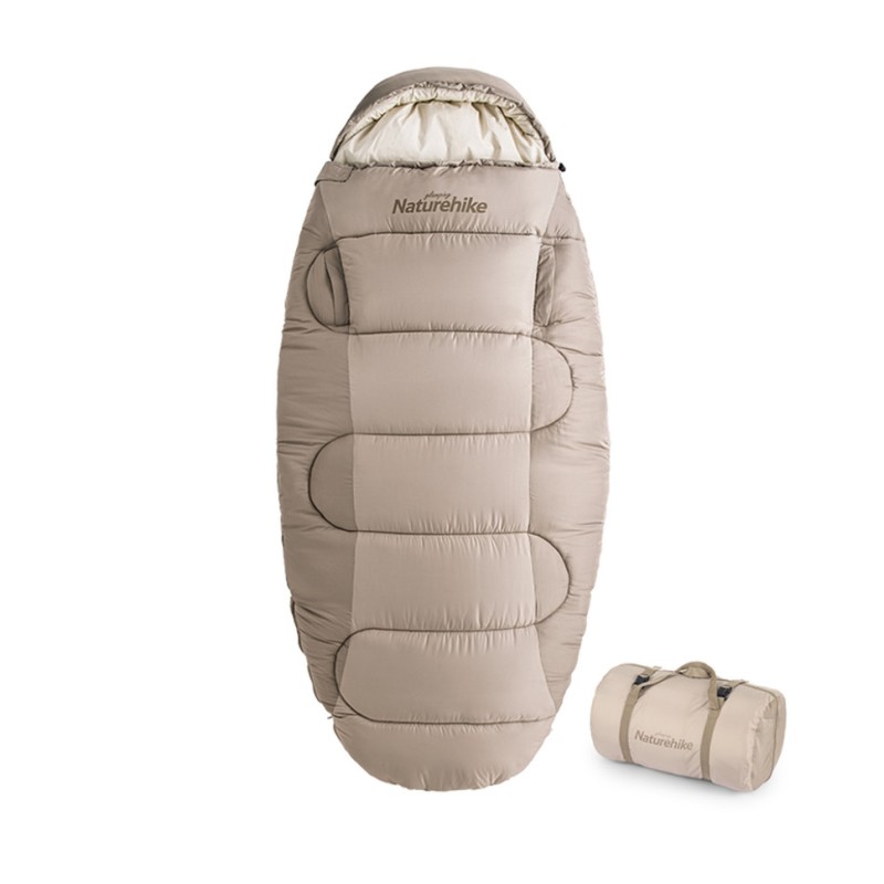 Спальний мішок овальний Naturehike PS300 CNK2350WS026, бежевий