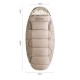 Спальний мішок овальний Naturehike PS300 CNK2350WS026, бежевий