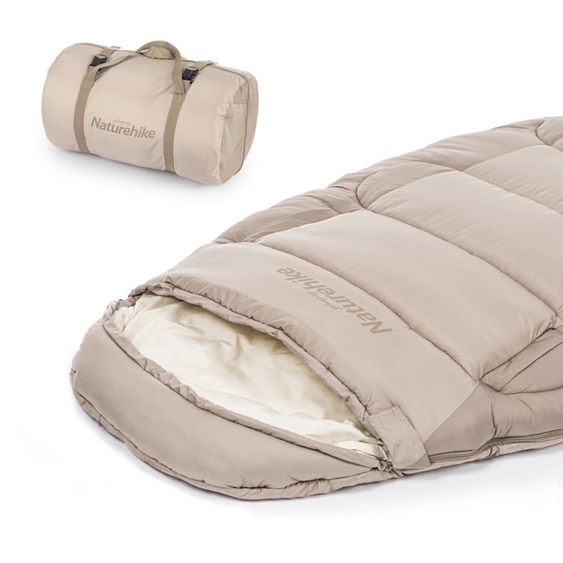 Спальний мішок овальний Naturehike PS300 CNK2350WS026, бежевий