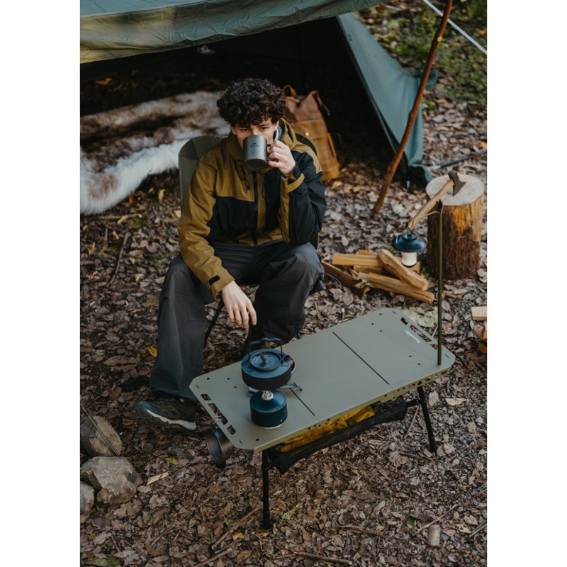 Складаний стіл Naturehike CNK2450JJ025, 80х40 см, алюміній, оливковий