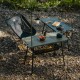 Складаний стіл Naturehike CNK2450JJ025, 80х40 см, алюміній, чорний