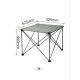 Складаний стіл Naturehike CNK2450JJ013, M, алюміній, сірий