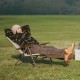 Крісло складане з регульованим нахилом Naturehike CNK2550JJ012, вуглецева сталь, чорний