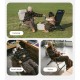 Крісло складане з регульованим нахилом Naturehike CNK2550JJ012, вуглецева сталь, чорний