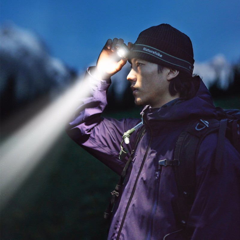 Ліхтар налобний Naturehike CNK2450ZM010, коричневий