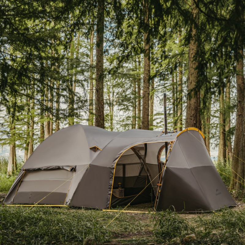 Намет шестимісний Naturehike, KOTA 6, CNK2450WS031, 75D, світло-коричневий