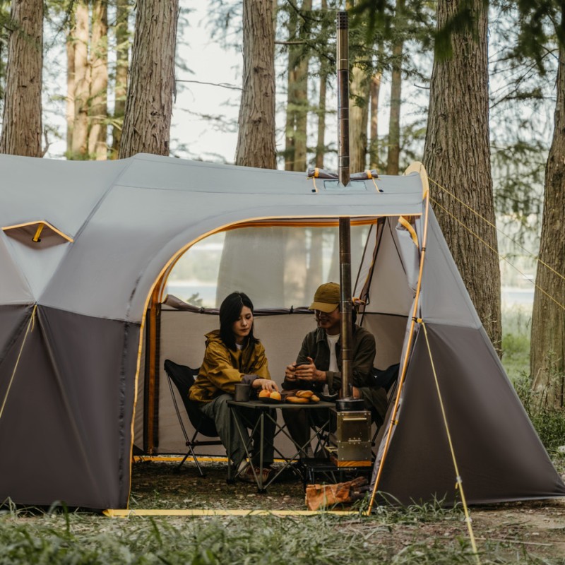 Намет шестимісний Naturehike, KOTA 6, CNK2450WS031, 75D, світло-коричневий