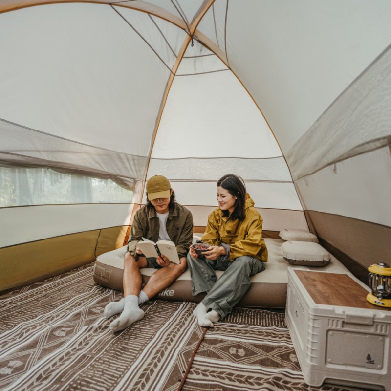 Намет шестимісний Naturehike, KOTA 6, CNK2450WS031, 75D, світло-коричневий
