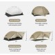 Намет надлегкий двомісний Naturehike Mongar CNK2550WS016, 15D, сiрий