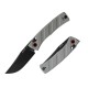 Ніж складаний кишеньковий Ruike P856-K, (7.9 см) 14C28N / G10 сірий