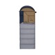 Спальник з капюшоном Naturehike Sunny Day PL02 U450 CNK2550WS028, (3,9°C), лівий, блакитно-синій
