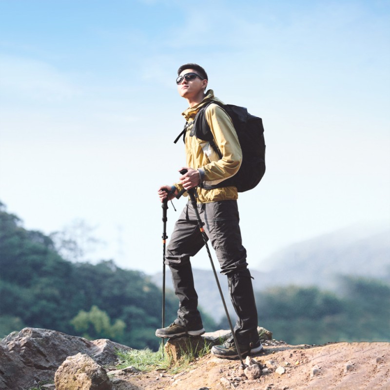 Трекінгова палиця Naturehike CNK2450DS012, 115-135 см, синя