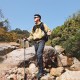 Трекінгова палиця Naturehike CNK2450DS013, 115-135 см, чорна