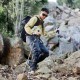 Трекінгова палиця Naturehike CNK2450DS013, 115-135 см, чорна