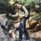 Трекінгова палиця Naturehike CNK2450DS013, 103-120 см, чорна