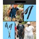 Трекінгова палиця 3-сек. Naturehike Boy 6061 AL NH17D001-Z, 50-100 см, алюміній, блакитна