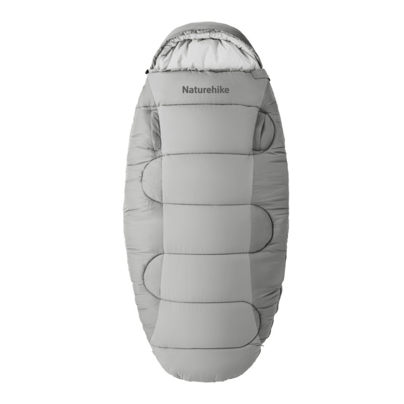 Спальний мішок овальний Naturehike PS200 CNK2350WS026, сірий